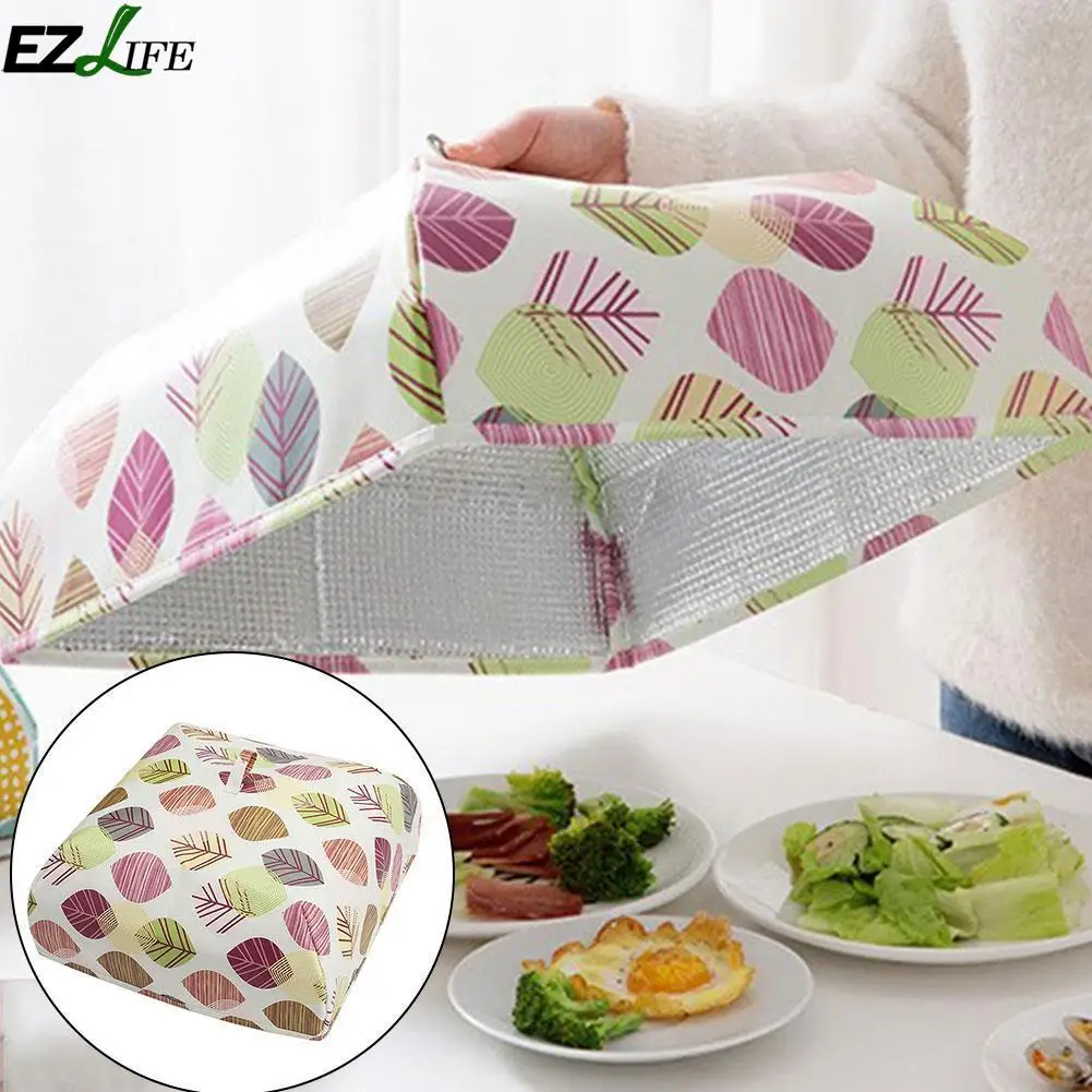 5 Colors Foldable Food Covers Keep Warm Hot Aluminum Foil Cover Dishes