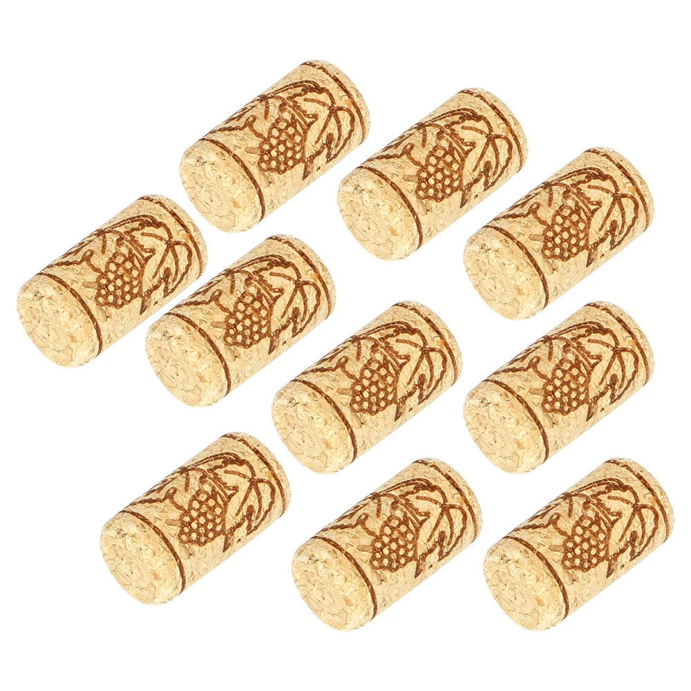 

Straight Wood Corks Wooden Sealing Caps Gadgets Wine Stoppers 10Pcs/set Bar Tools Kitchen Accessories Bottle Plug