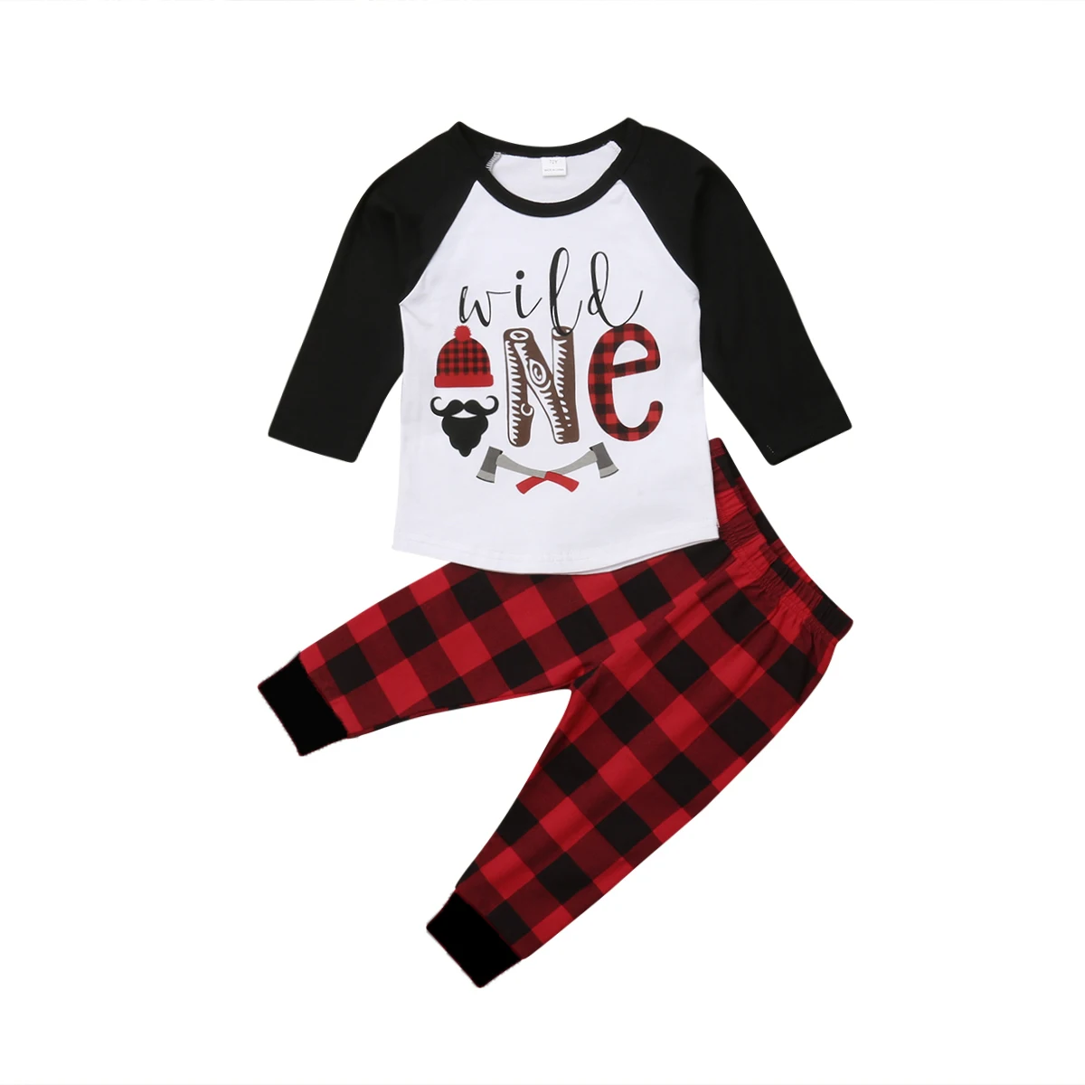 2PCS Baby Girls Outfits T-shirt+Pants Set Toddler Autumn Clothes Tracksuit USA