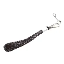 Мобильный ремешок коричневый плоский браслет ремешок для переноски сотового телефона ремешок брелок