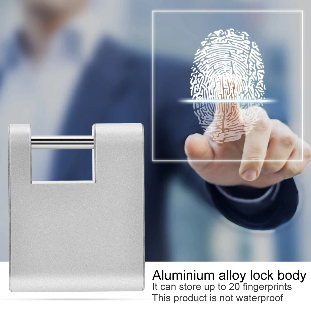 

XB30 Aluminum Alloy Fingerprint Finger Print Luggage Bag Lock with English Manual Low Power Consumption 2018 Hot