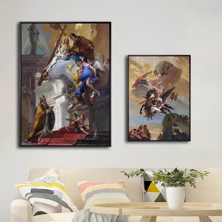

Home Decor Canvas Print Art Wall Pictures Poster Canvas Printing Paintings Italy Giovanni Battista Tiepolo