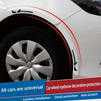 

2 pieces Car exterior crashproof wheel eyebrow Car Styling for SEAT cover leon ibiza altea alhambra heater seatpost accessories