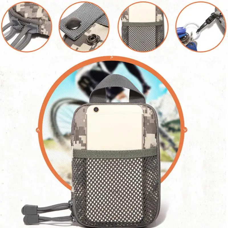 Outdoor Phone Bag Waterproof Waist Pouch Camping Hiking Sports Bags for