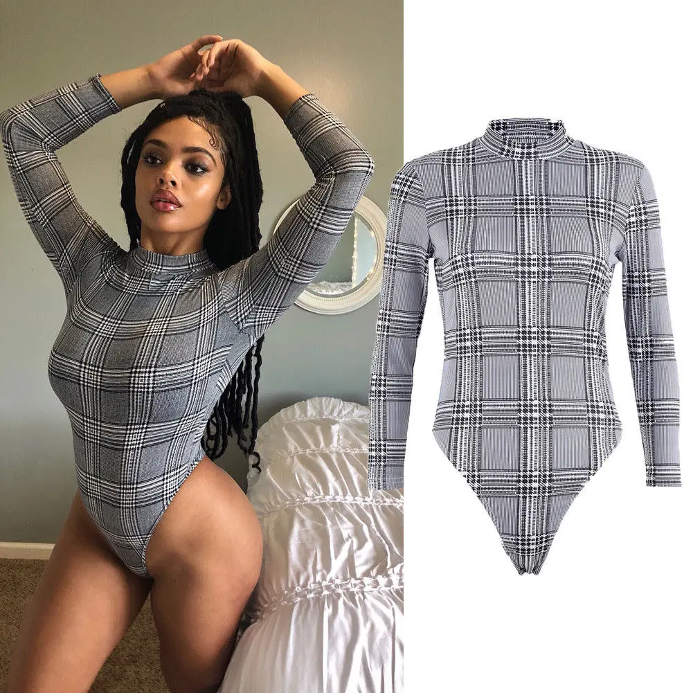 Plaid bodysuit Clearance