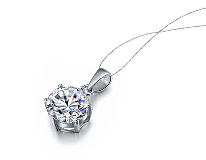 

Fashion silver-plated jewelry necklace, female heart-shaped fashion clavicle pendant accessories
