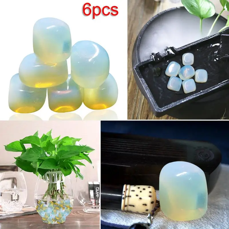 

50g/Bag Bonsai Decor Crystal Pillow Stone DIY Jewelry Home Decoration Collectibles Crystal Gem Tumbled Stone Polished Gemstone
