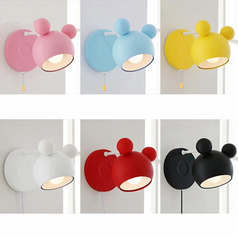  Children Cartoon Kindergarten LED Wall Lamps Wall Lights Luminaria Wall Sconce Lamps Lights Kids Be - 32960443522