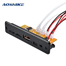 AOSHIKE MP3 декодер плата 5 в беспроводной Bluetooth 0 аудио усилитель