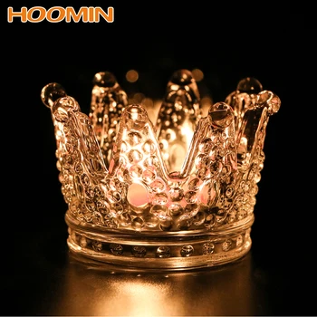 

HILIFE Multifunction Crystal Ashtray Cigarette Tray Home Decoration Crown glass ashtray Candle Holder Smoking Accessories