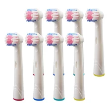 8PCS Electric Tooth Brush Heads Replacement For Braun Oral B Soft Bristle,Vitality Dual Clean/Professional Care SmartSeries 8PCS Electric Tooth Brush Heads Replacement For Braun Oral B Soft Bristle,Vitality Dual Clean/Professional Care SmartSeries