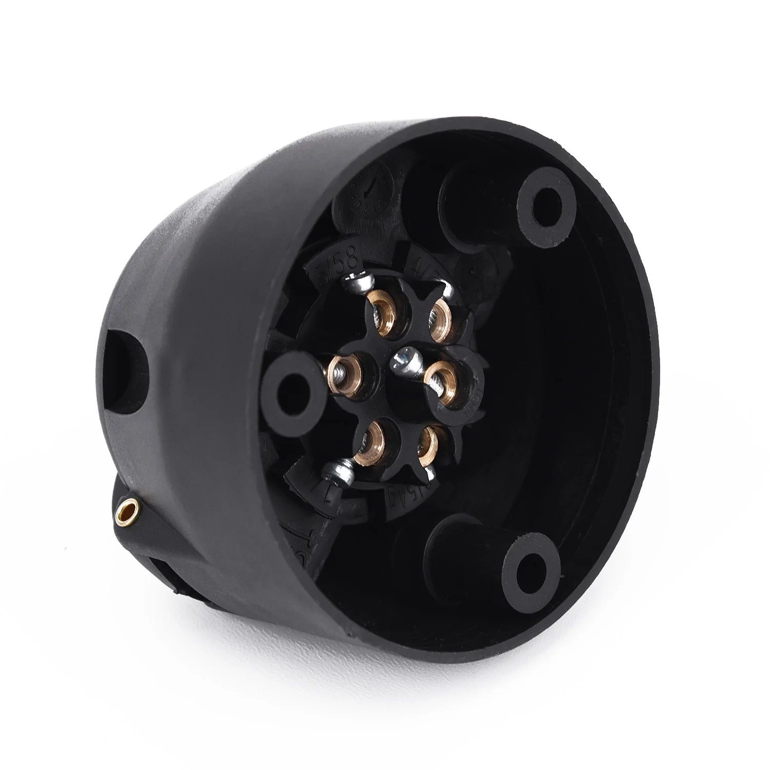 12 V 7-دبوس جولة نوع الأوروبية قافلة شريط السحب الكهربائية مقطورة المقبس البلاستيك 12 V 7-دبوس جولة نوع الأوروبية قافلة شريط السحب الكهربائية مقطورة المقبس البلاستيك