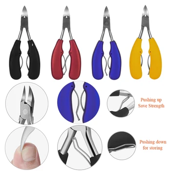 

Foot & Nail Cuticle Scissors Pliers Feet Care Toe Nail Clippers Trimmer Cutters Paronychia Nippers Manicure Remover Tool HE0002