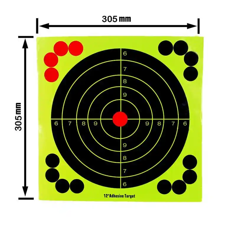 12 Inch Adhesive Stick Splatter Reactive Shooting Targets For Gun 12 inch adhesive stick splatter reactive shooting targets for gun rifle pistol pellet gun air rifle targets stickers