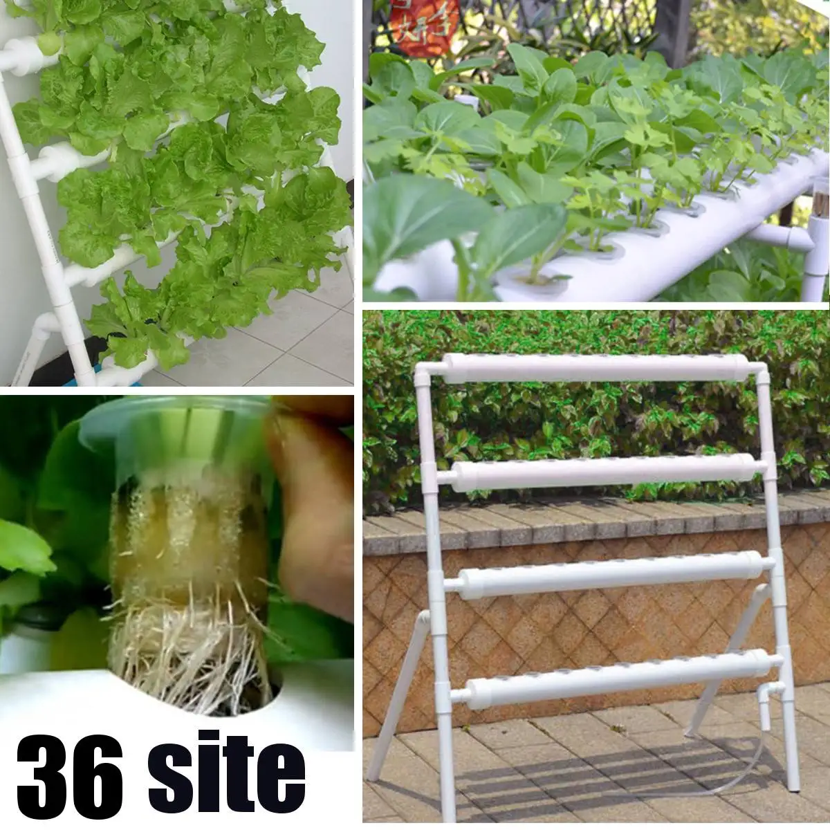 Indoor Hydroponic System Garden Grow Kit Plant Nursery Pot Vegetable Water Planting Soilless Seedling Outdoor Plant Flower Stand