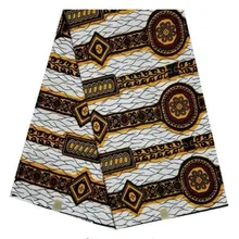 Африканский воск печати ткань воск настоящий голландский воск настоящая ткань настоящий шотландский вощеный хлопок Горячая африканская Анкара ткань для платьев
