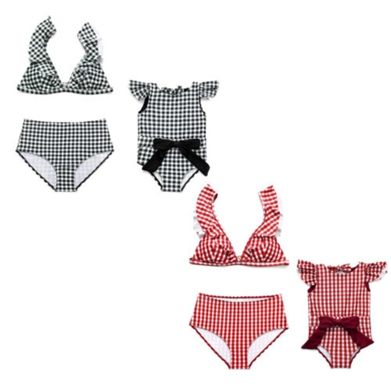 

Family Matching Women Kid Baby Girls Bikini Bathing Suit Swimwear Swimsuit