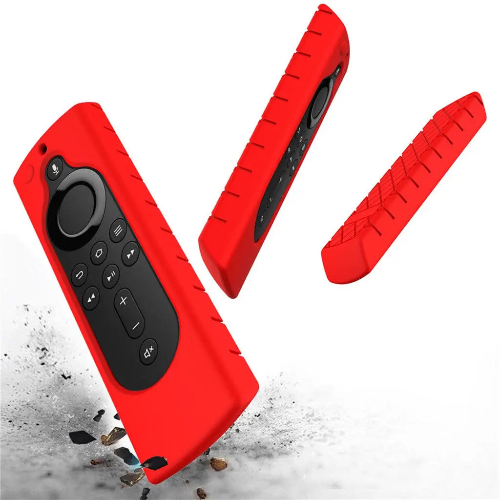 Silicone Remote Control Covers for Fire TV Stick 4K / Fire TV Cube/Fire TV (3rd Gen) Cover Anti Slip Shock Proof Case Cover