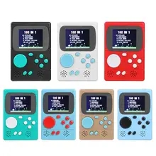ALLOYSEED Портативный Карманная игровая приставка Игровая консоль встроенный 198 футболки с принтами на тему классических игр высокое качество, лучший подарок для детей