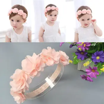 

Newest Cute Lace Flower Kids Baby Girl Toddler Headband Hair Band Headwear Accessories