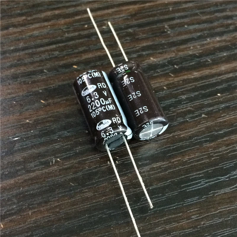 30pcs 2200uF 6.3V SAMWHA RD Series Wide Temperature Range 10x20mm 6