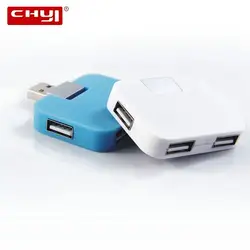 CHYI 4 порты концентратор USB 2,0 для Macbook Pro адаптер huawei P20 компьютер жесткий диск аксессуар