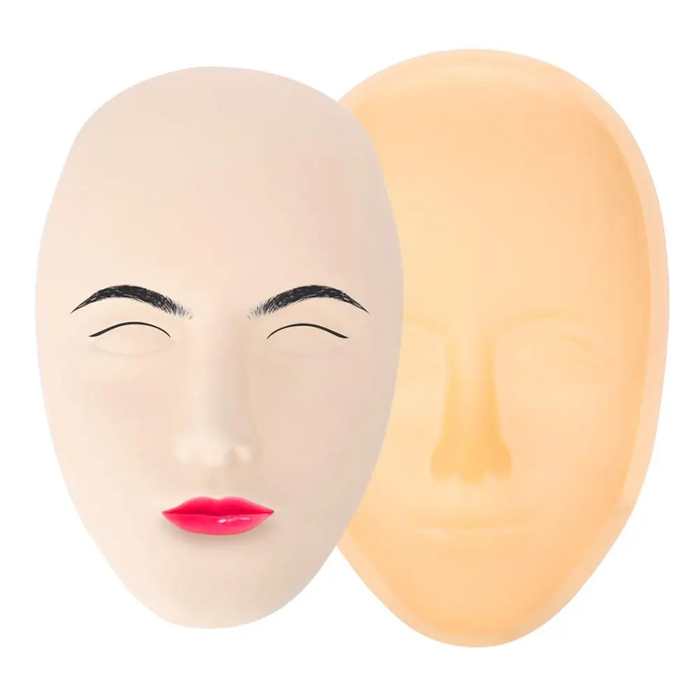 

5D Practice Permanent Makeup Microblading Eyebrow Lip Training Silicone Fake Skin Permanent Makeup Accessories
