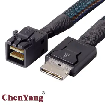 

10pcs/lot OCuLink PCIe PCI-Express SFF-8611 4i to SFF-8643 SSD Data Active Cable 50cm