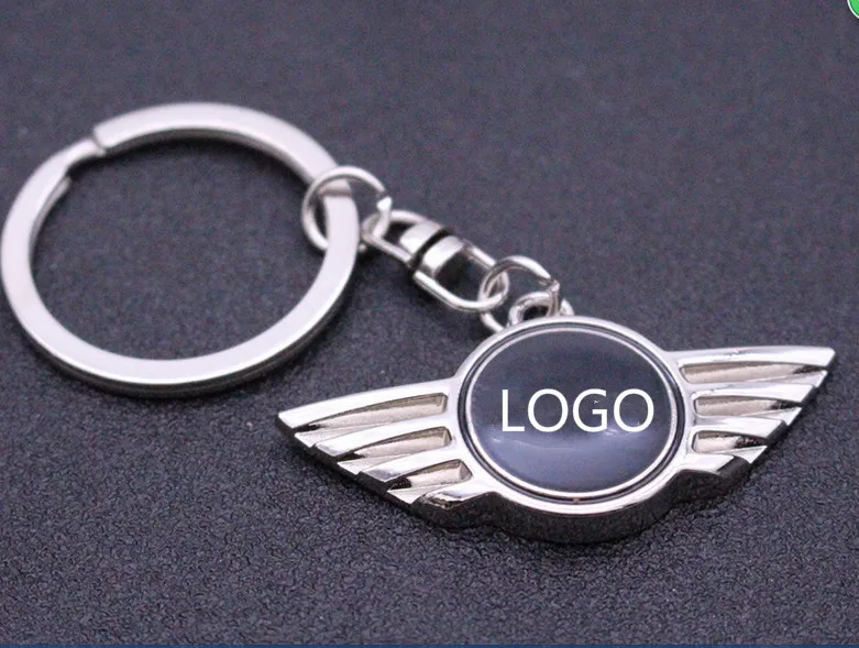 

2019 Fashion Auto Metal Modified customization car Keychain Key chain Key ring For Mini Bentley logo Audi Ferrari car styling