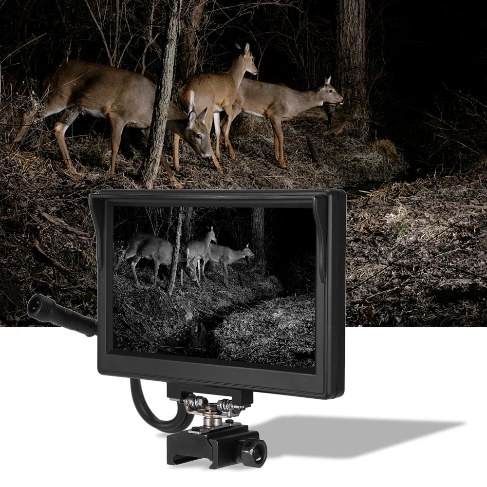 

Tactical Digital DIY Night Vision Scope Night Vision Scope Flashlight Hunting Riflescope with Camera 5" Portable Display Screen