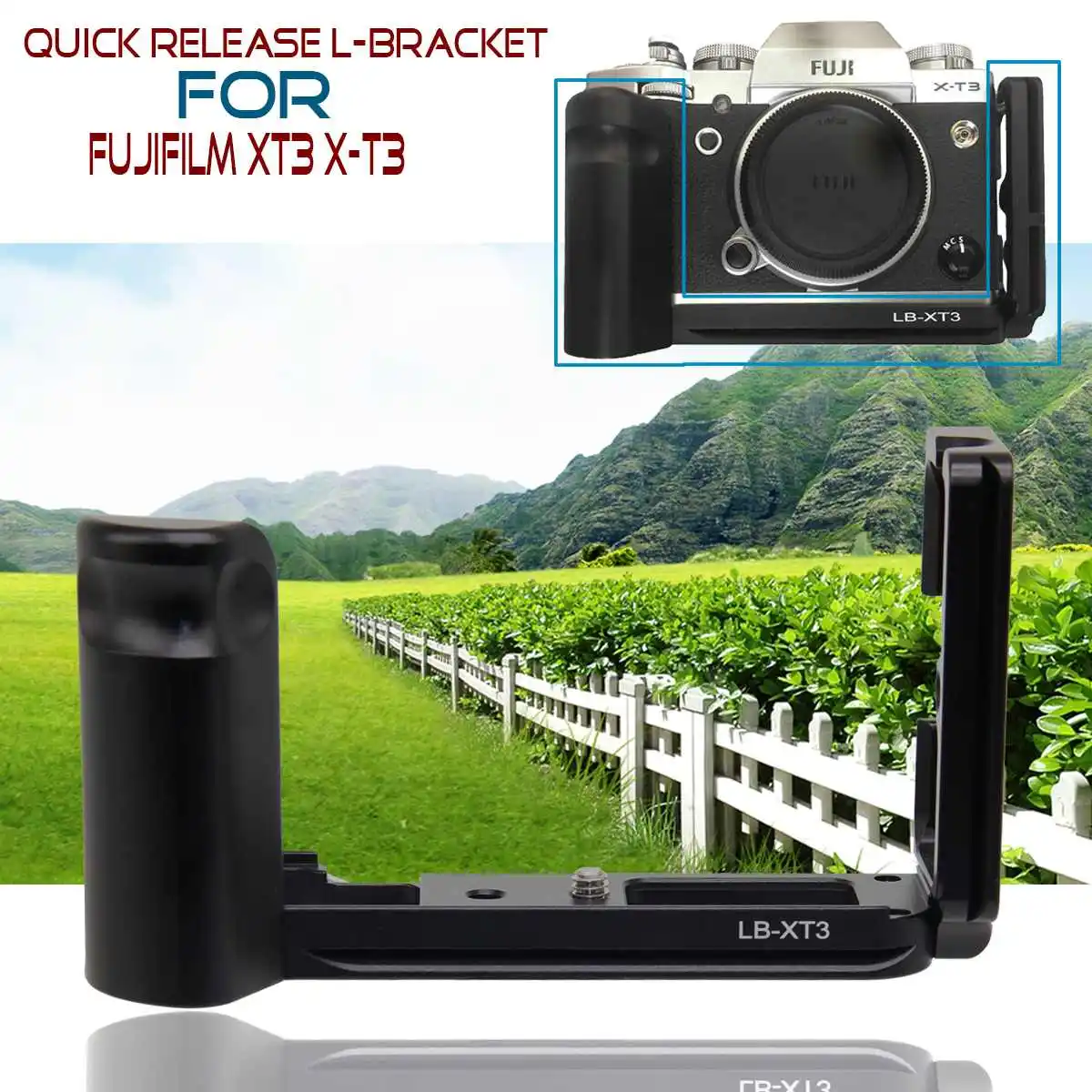 

Quick Release A7R3 L-Plate L-Bracket for For Fujifilm XT3 X-T3