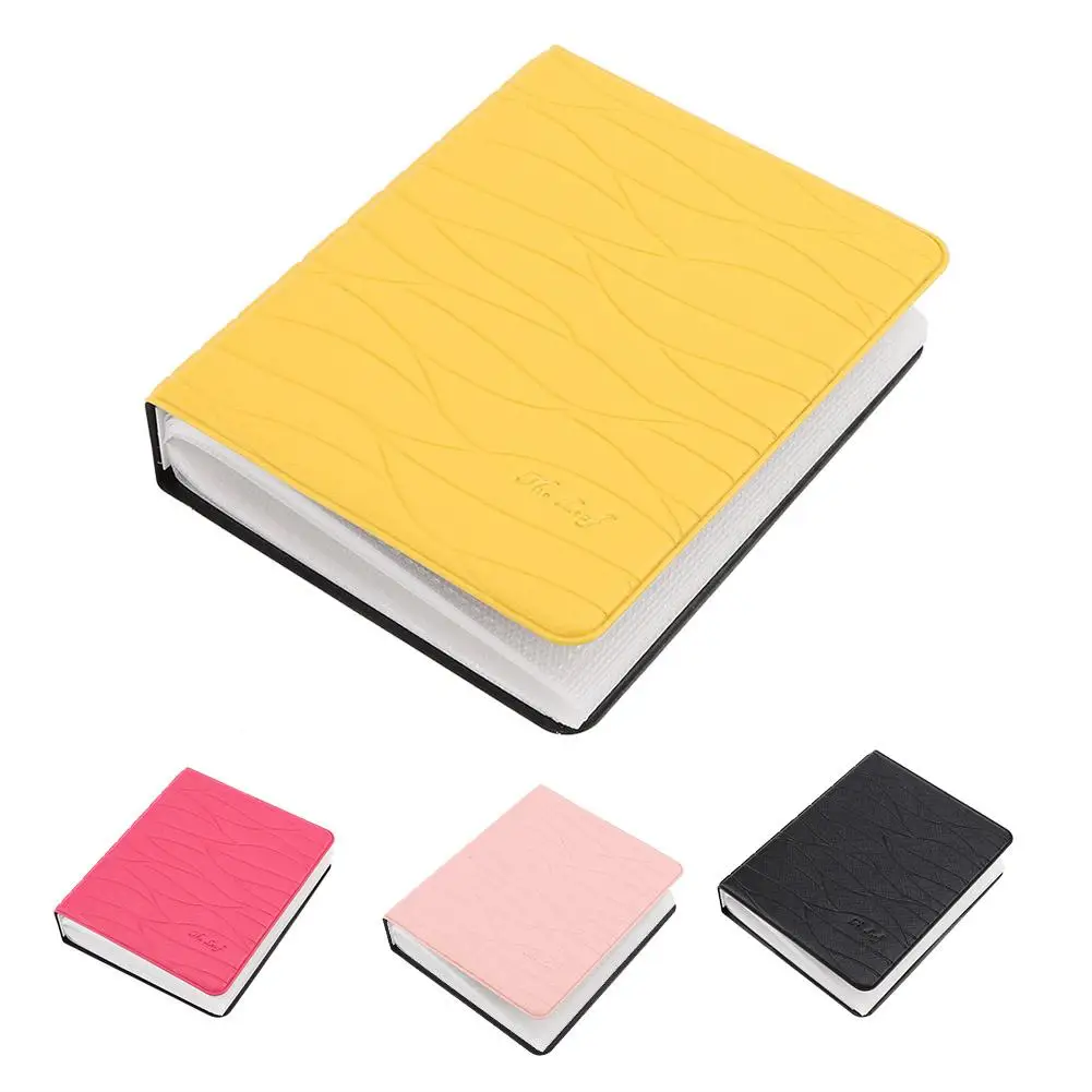

3 inch Pockets Photo Album PU 64 Photos Card Storage for Instax Mini Instax Kid Family Wedding Photos Album Storage Photos Album
