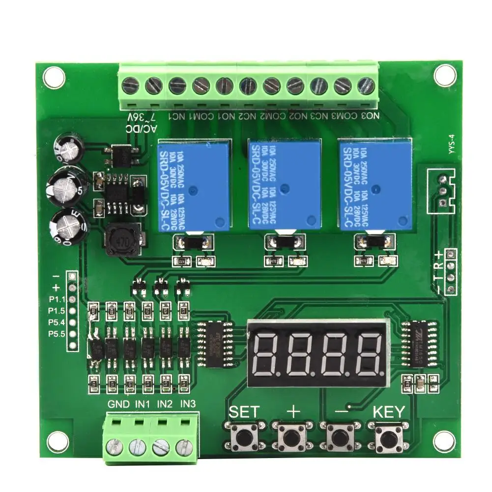 Programmable 3channel Relay Control Module Trigger Delay / Timer