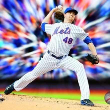 Jacob deGrom Motion Blast Sports Photo (10x8) | Дом и сад