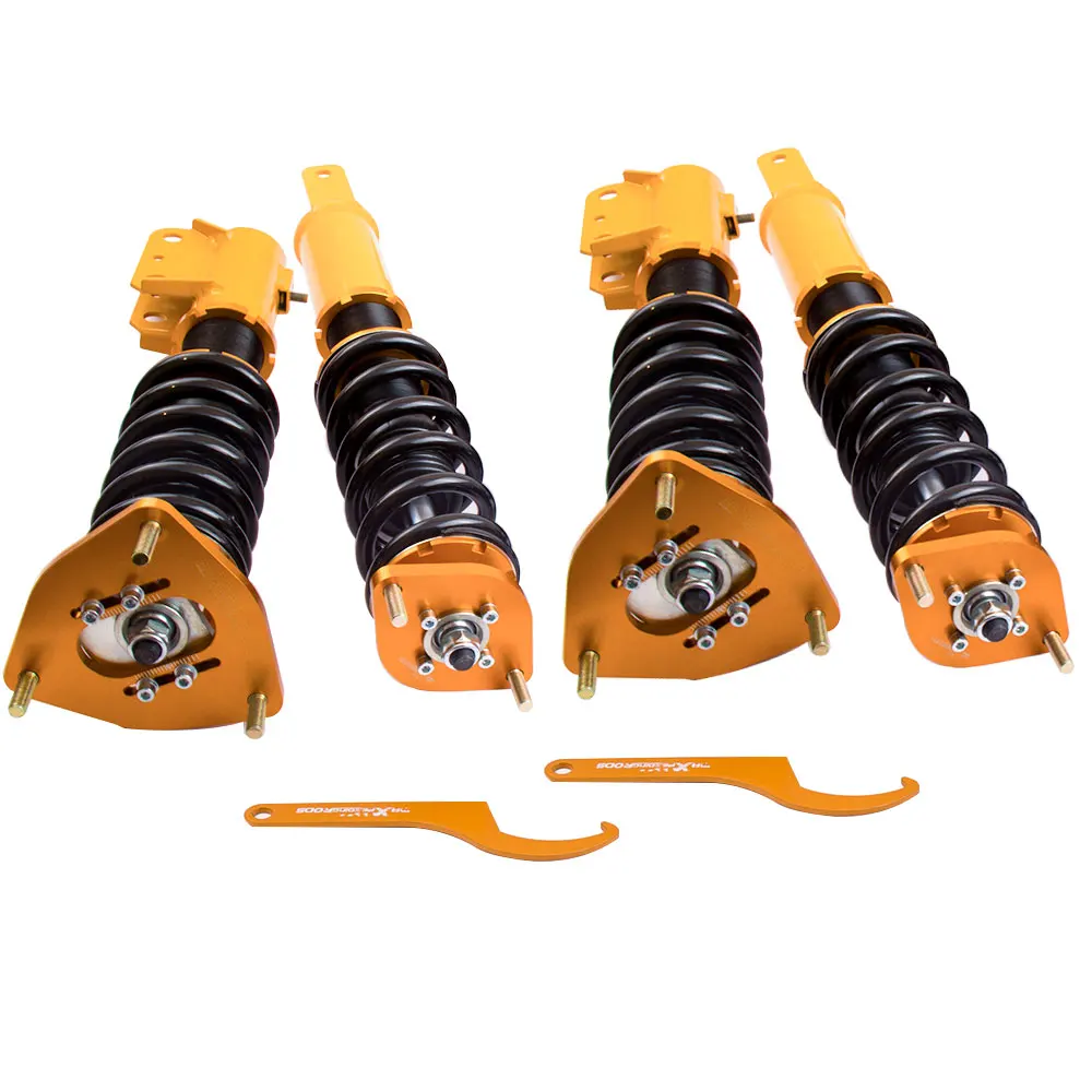 

Coilover Suspension Spring Strut Set For Mitsubishi Lancer EVO 7 8 9 Shock Absorber Front Rear Lowering Camber Plate 01-07