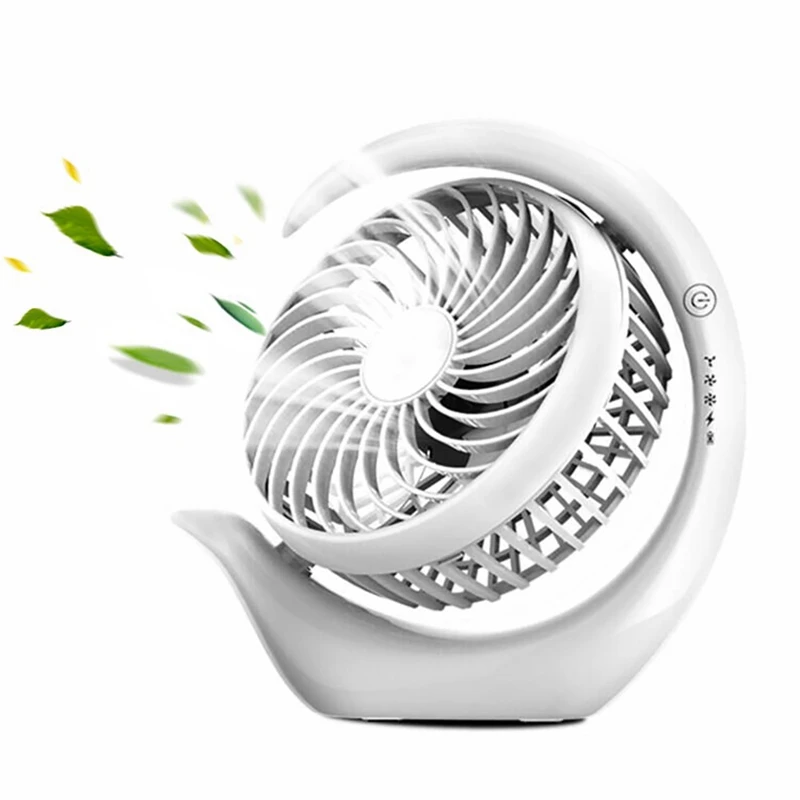 

Rechargeable Battery Operated Fan With 3 Speeds, Strong Wind, Long Battery Life, Quiet Operation, Small Usb Desk Fan, Portable