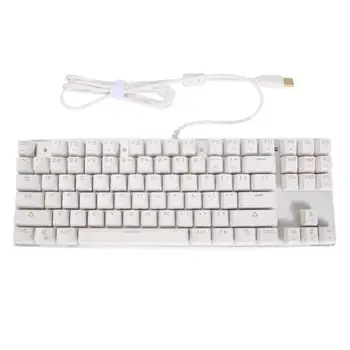 

Wired 87 Keys Anti-Ghost Aluminum Alloy Panel Mechanical Keyboad