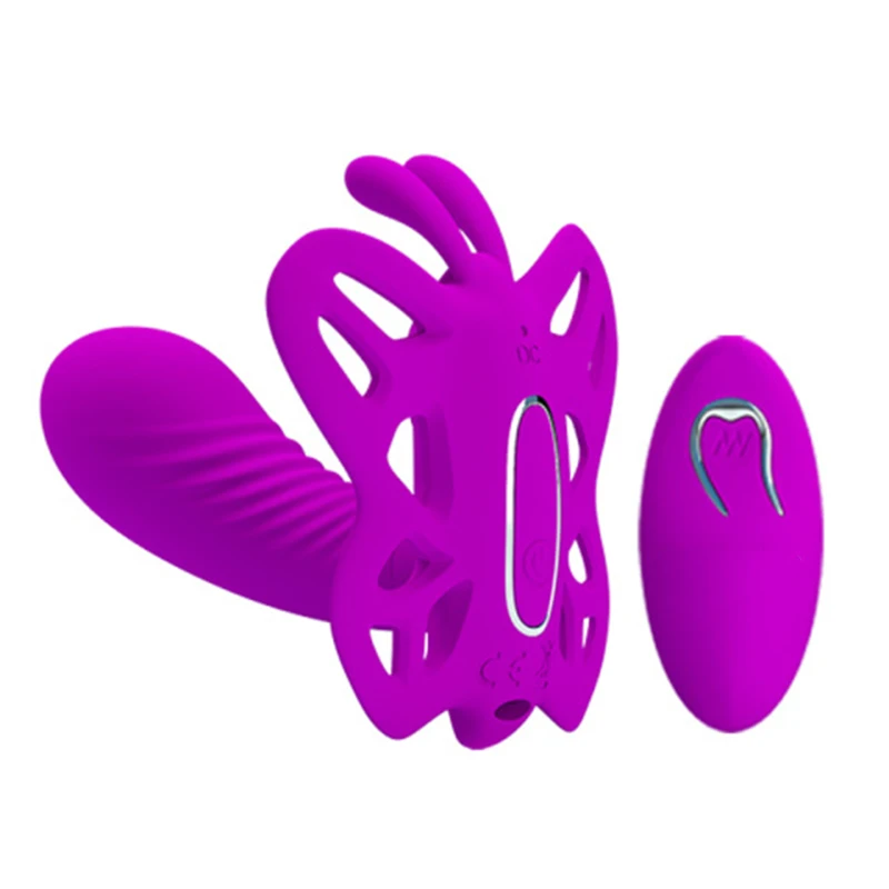 Wireless Remote Wearable Female Masturbation Butterfly font b dildo b font Vibrators For Women Vaginal Massager