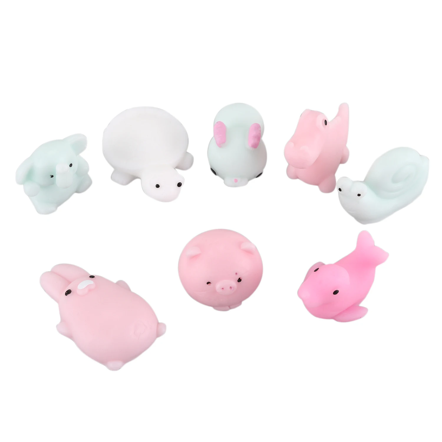 8 x милые животные Mochi Squishy, Kawaii mini мягкая squeeze Игрушка, Детские аксессуары ручной работы игрушки подарки, снятие стресса, decora