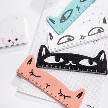 

1 X 15cm Office cat w24 r05 School Creative Lovely w17 Student Supplies sewing Ruler