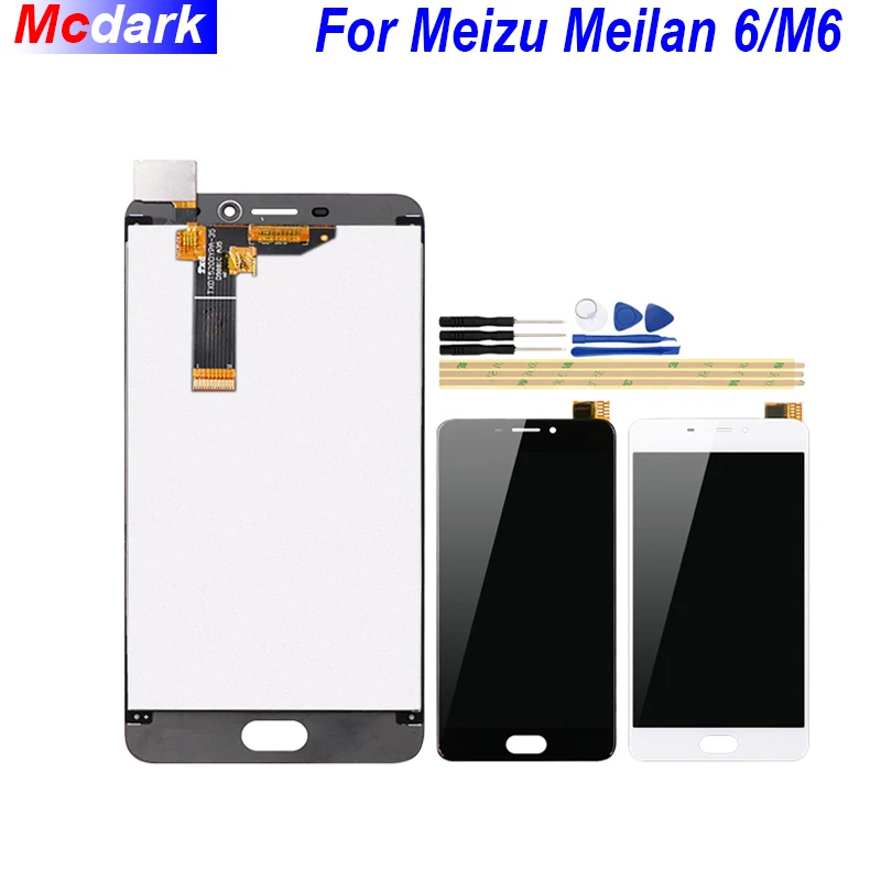 ЖК-дисплей Mcdark для Meizu Meilan 6 M6 M711H M711M M711Q детали замены инструменты и клей |