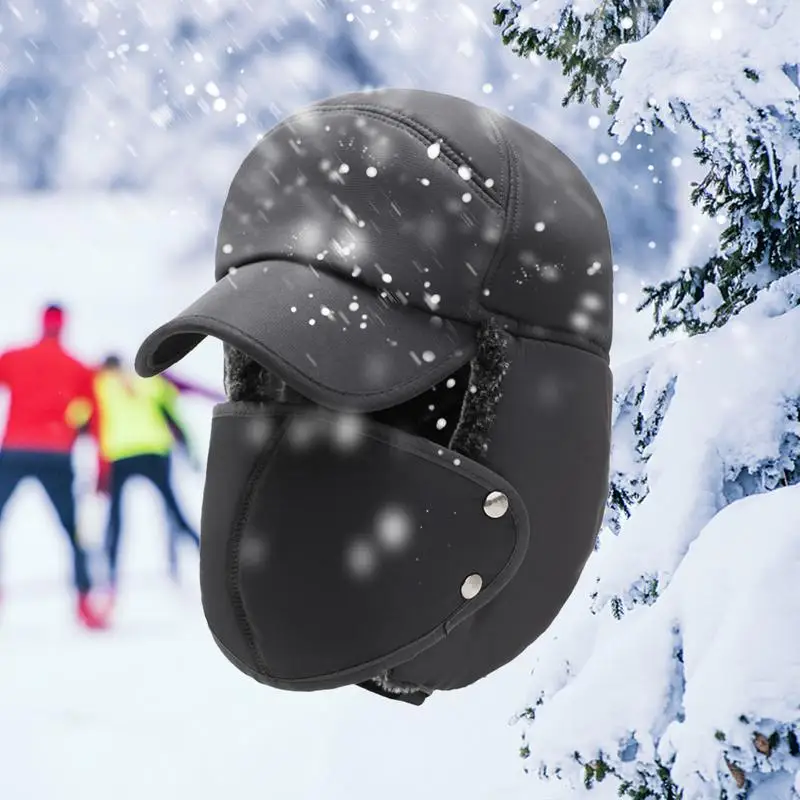 Coldproof мужские и женские шапки маска набор наушников утолщенные теплые зимние для