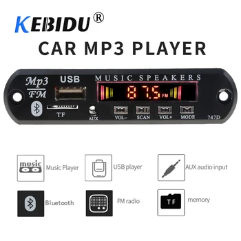 

KEBIDU LED MP3 Player Decoder Board FM Radio TF USB 3.5 mm AUX Module Bluetooth Receiver Car kit Audio MP3/WMA/WAV for IPhone XS