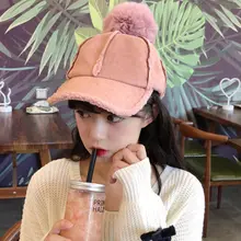 Женская зимняя шапка, Женская громоздкая кепка, спортивная Кепка, Теплая Лыжная Шапка, черная серая розовая