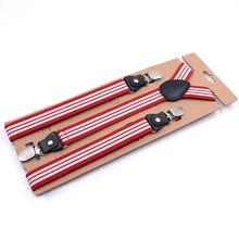 Новинка года, модный бренд, унисекс, ремень в полоску с тремя клипсами, 2,5 см, для взрослых, черный кожаный ремешок с клипсами, y-образные, высокое качество, подтяжки