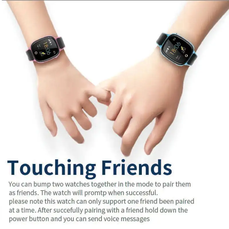 Kids Anti-Lost Gps Tracker Smart Watch Sos Call Safe Wristwatch Waterproof Hw11