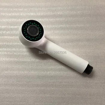 

GIZERO 1/2" Connector Handheld Pull Out Kitchen Faucet Sprayers Round Shape Black/White Painted Replacement Accessories GI1331W