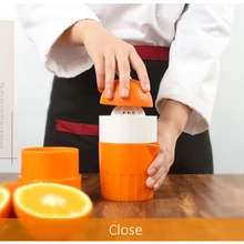 Портативная ручная соковыжималка для цитрусовых, соковыжималка для апельсинов, лимона, фруктов, оригинальная соковыжималка для здоровья ребенка, соковыжималка для питья
