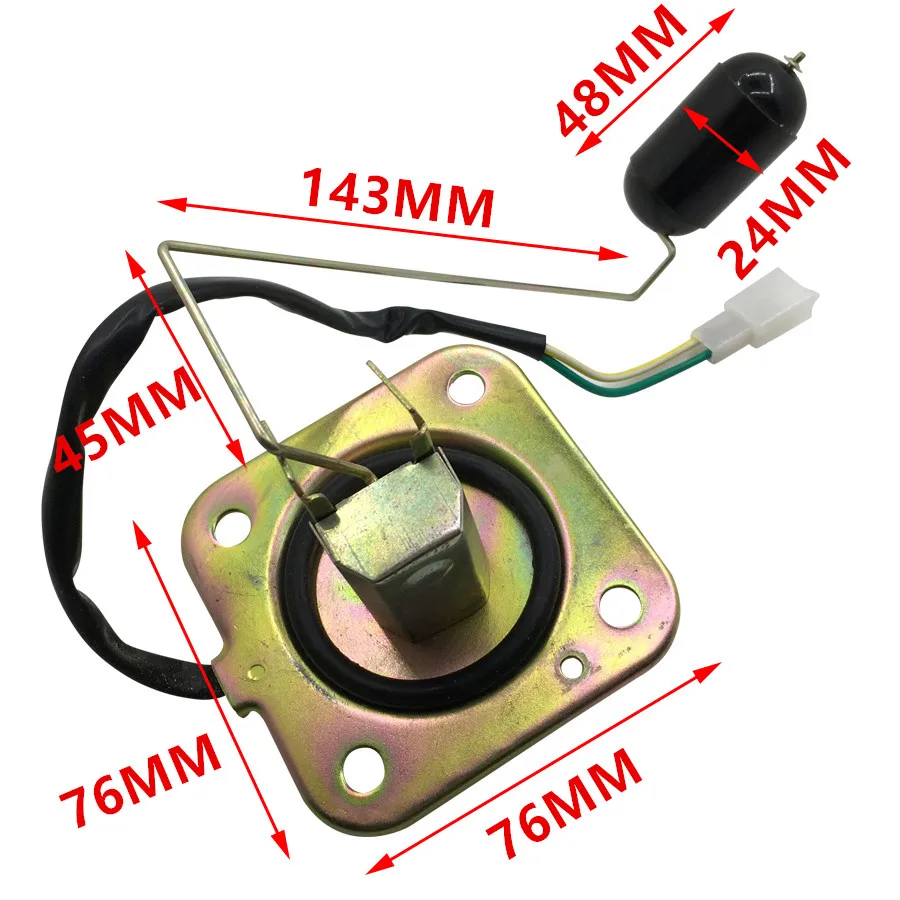 1 шт., датчик уровня топливного бака для мотоцикла, датчик бензобака для мотоцикла, датчик уровня топлива для Honda WY 125, запасные части