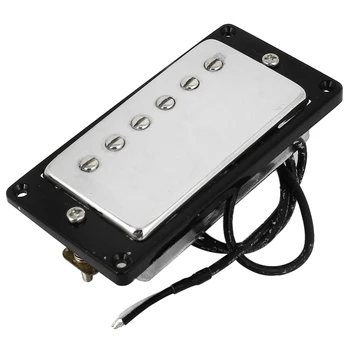 

Plastic Guitar Pickup Black, Silver